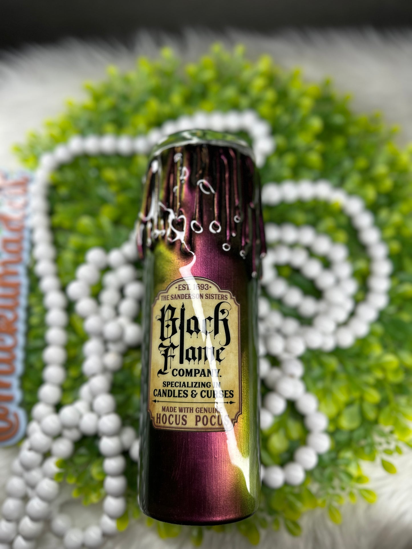 20oz Black Flame candle