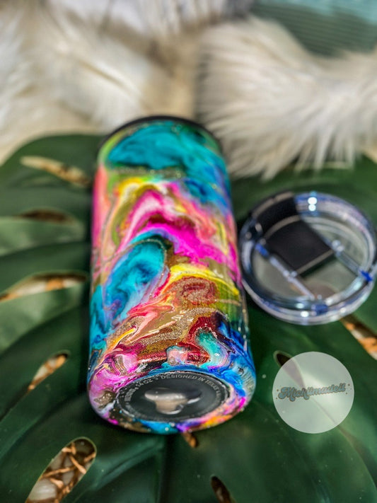16oz 4n1 Can cooler Swirl