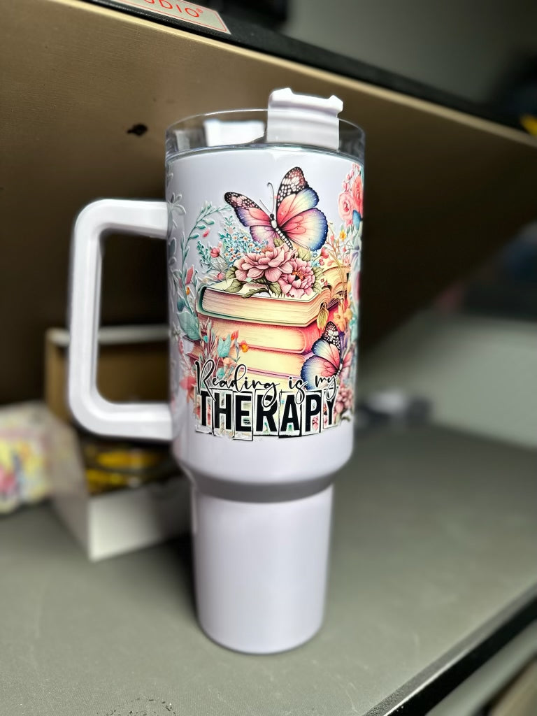40oz reading Tumbler