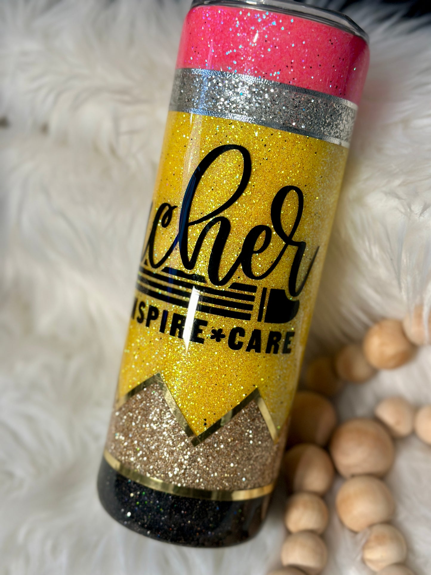 Teacher Pencil Tumbler