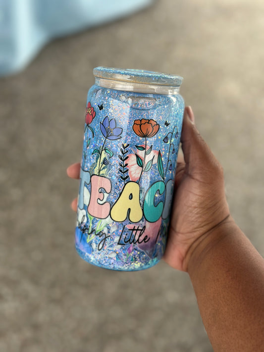 16oz GlitterGlobe Tumbler