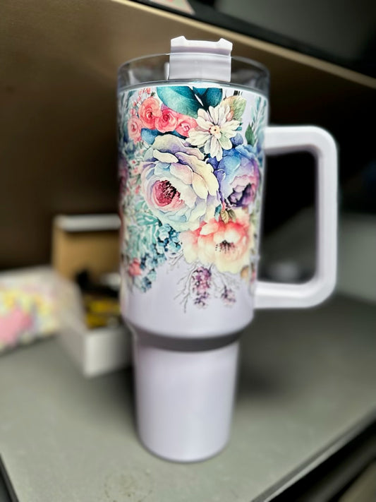 40oz reading Tumbler