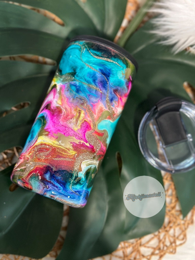 16oz 4n1 Can cooler Swirl