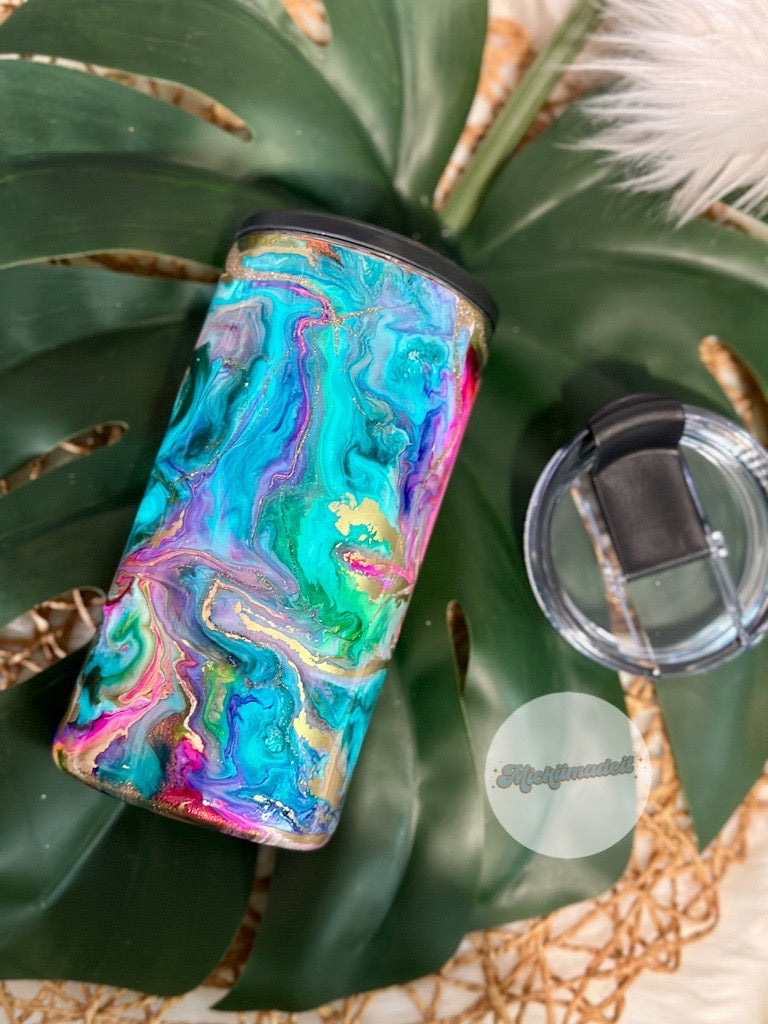 16oz 4n1 Can cooler Swirl