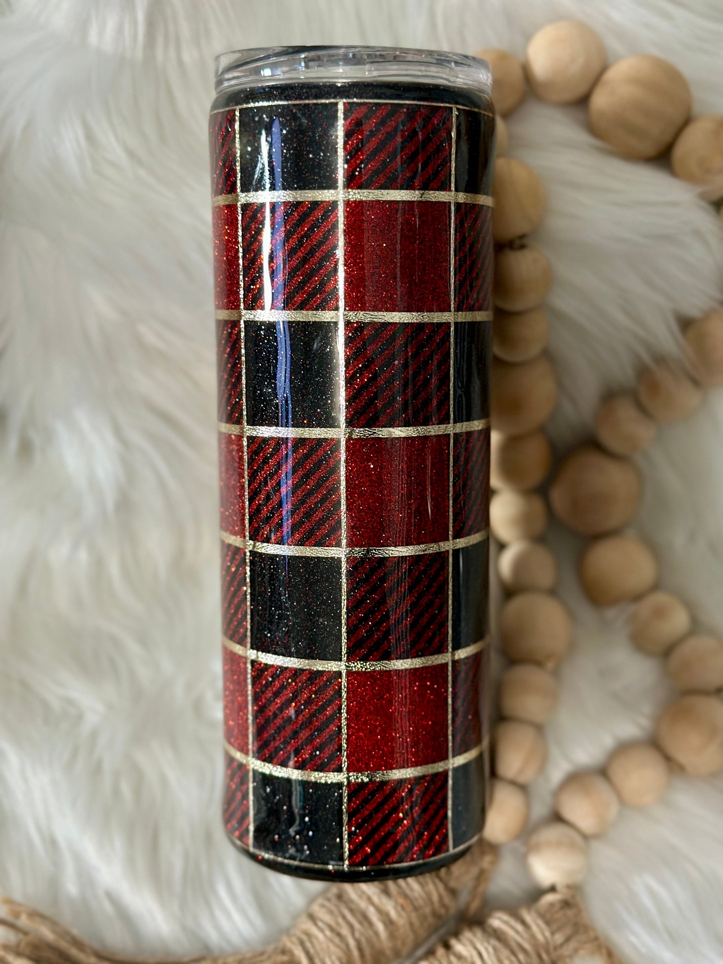 20oz Buffalo Plaid