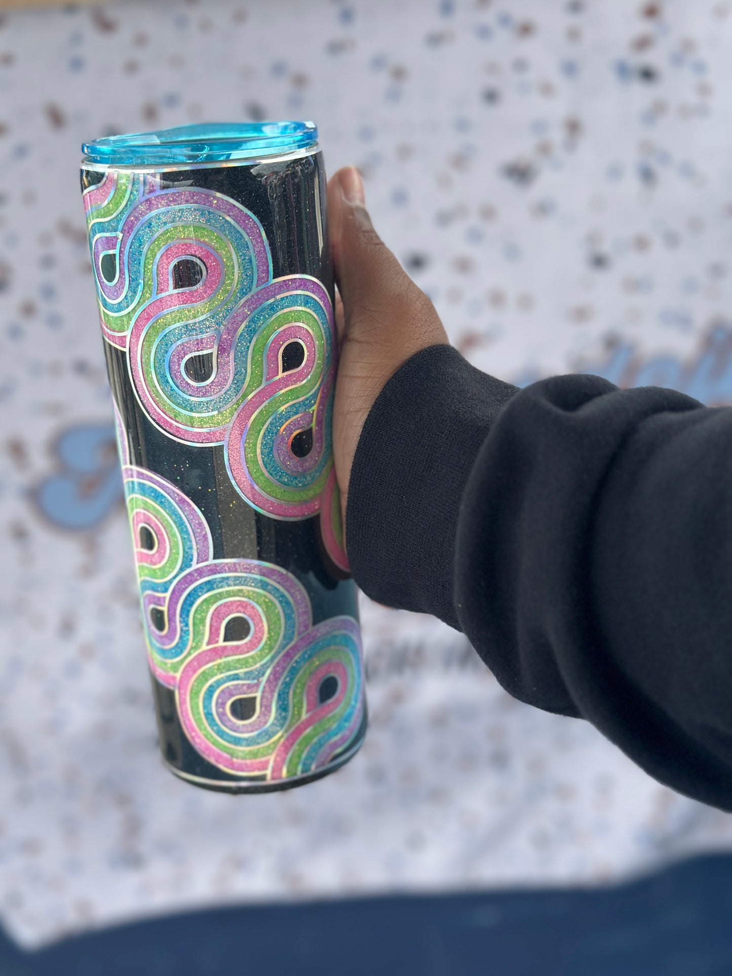 GLITTER BURST TUMBLER